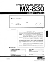 Yamaha MX-830 - Service Manual 